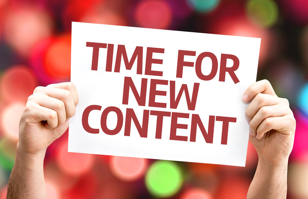importance of new content for website