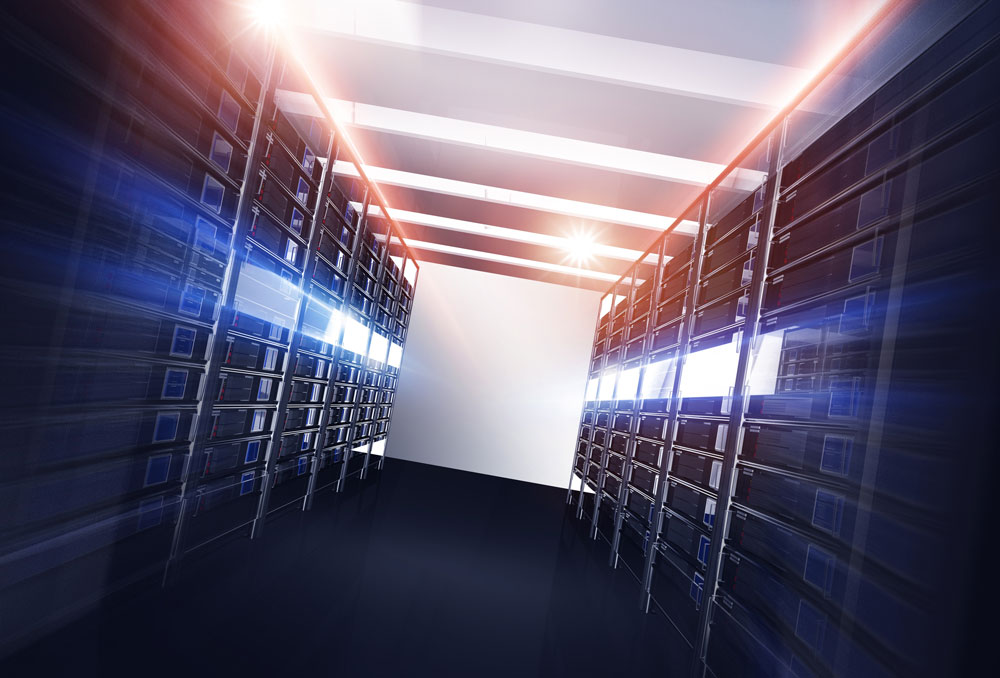 website hosting servers in data center